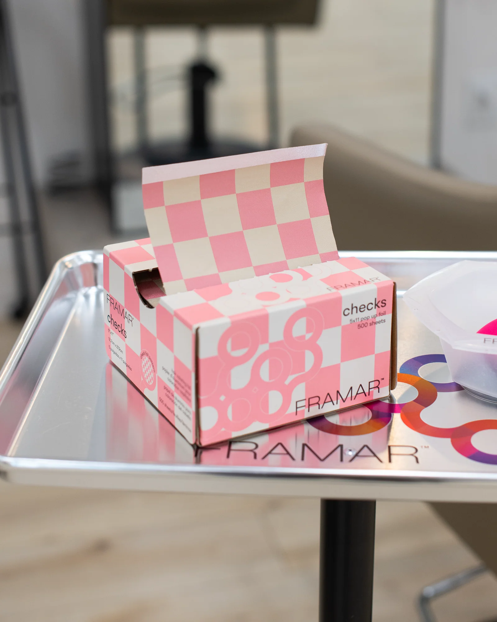 Beige & Pink Checks - Pop Up - Image 3