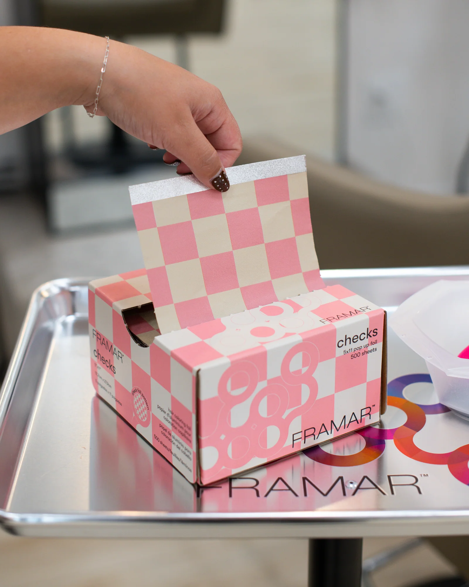 Beige & Pink Checks - Pop Up - Image 5