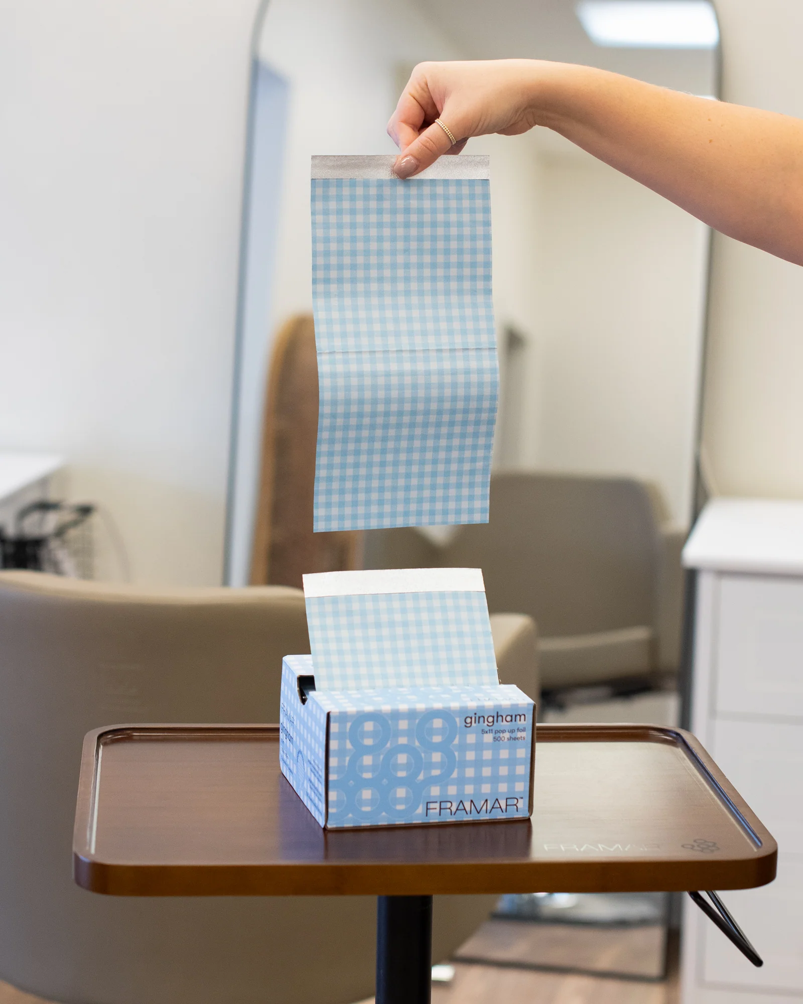 5x11 Pop Up - Blue Gingham - Image 4