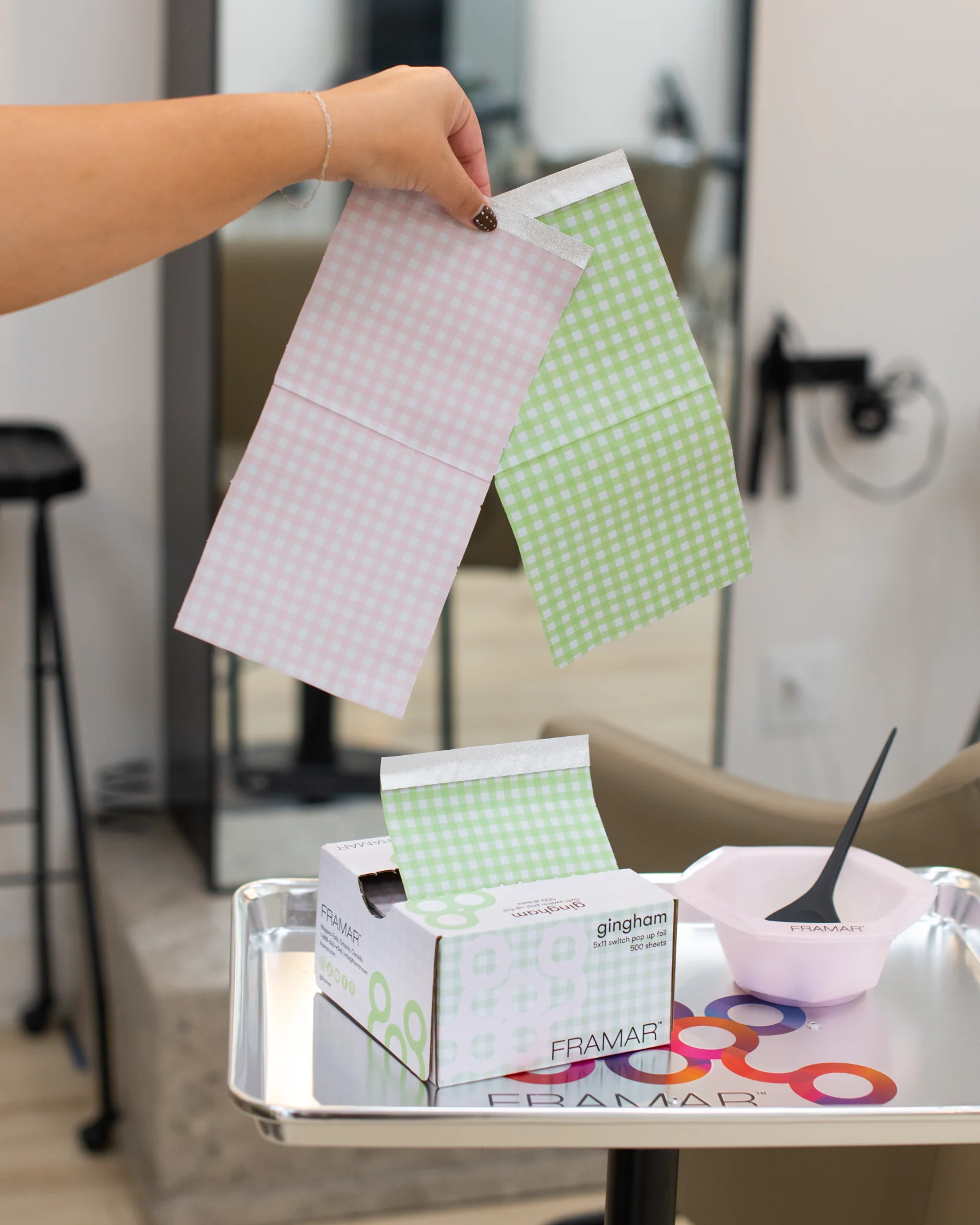 Pink & Green Gingham Switch - Pop Up - Image 4