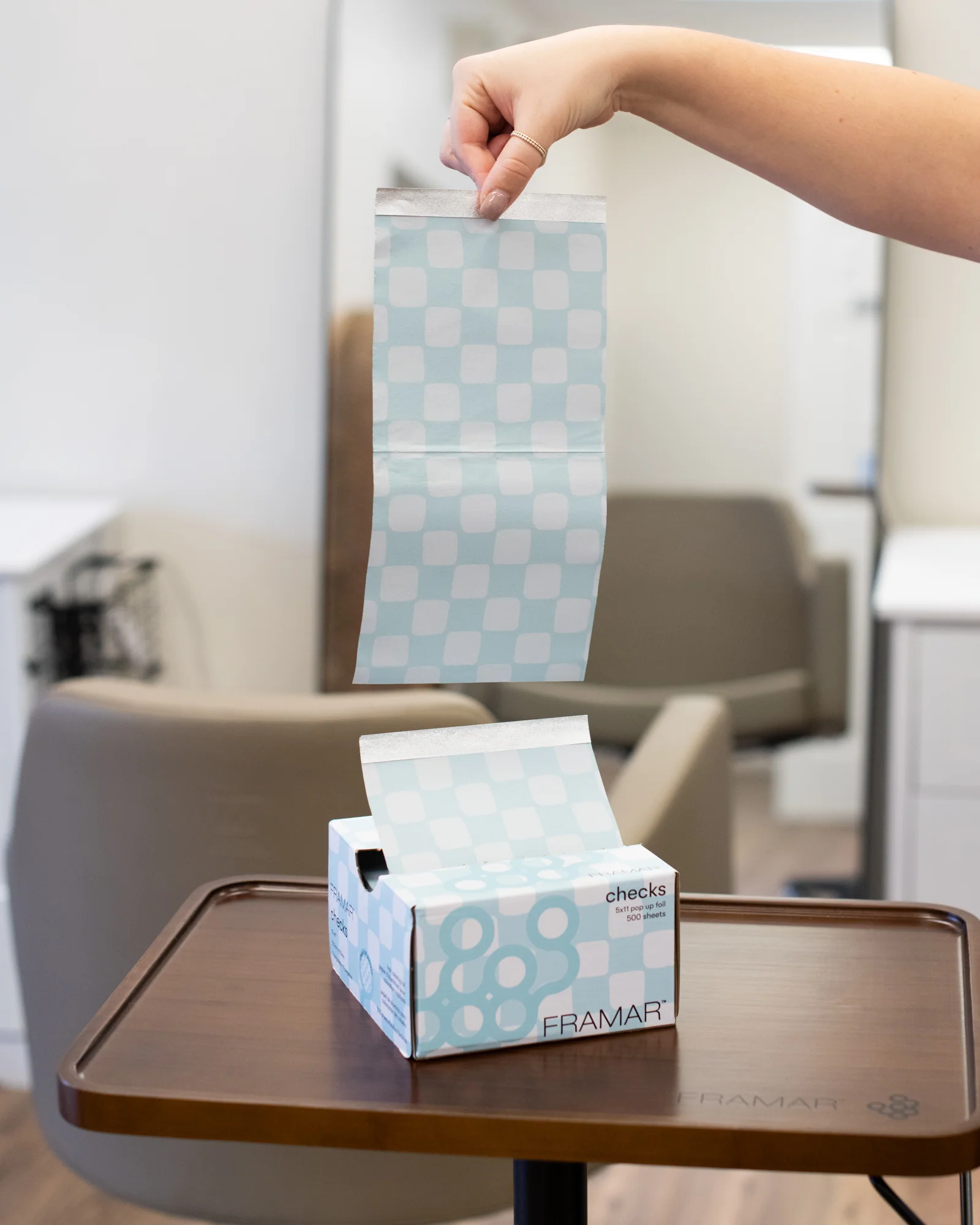5x11 Pop Up - Light Blue Check - Image 6