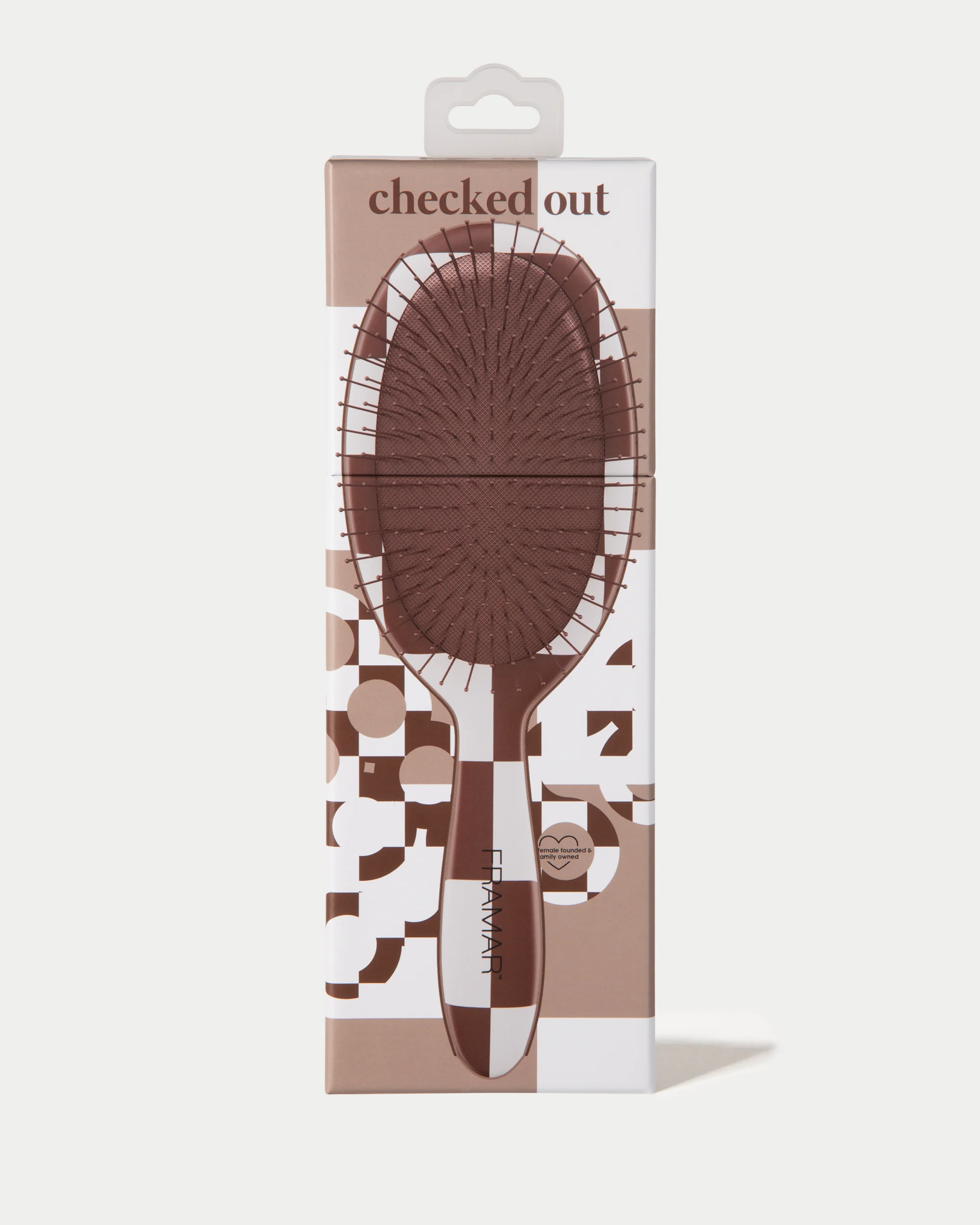 Checked Out Chocolate - Detangle Brush - Image 3