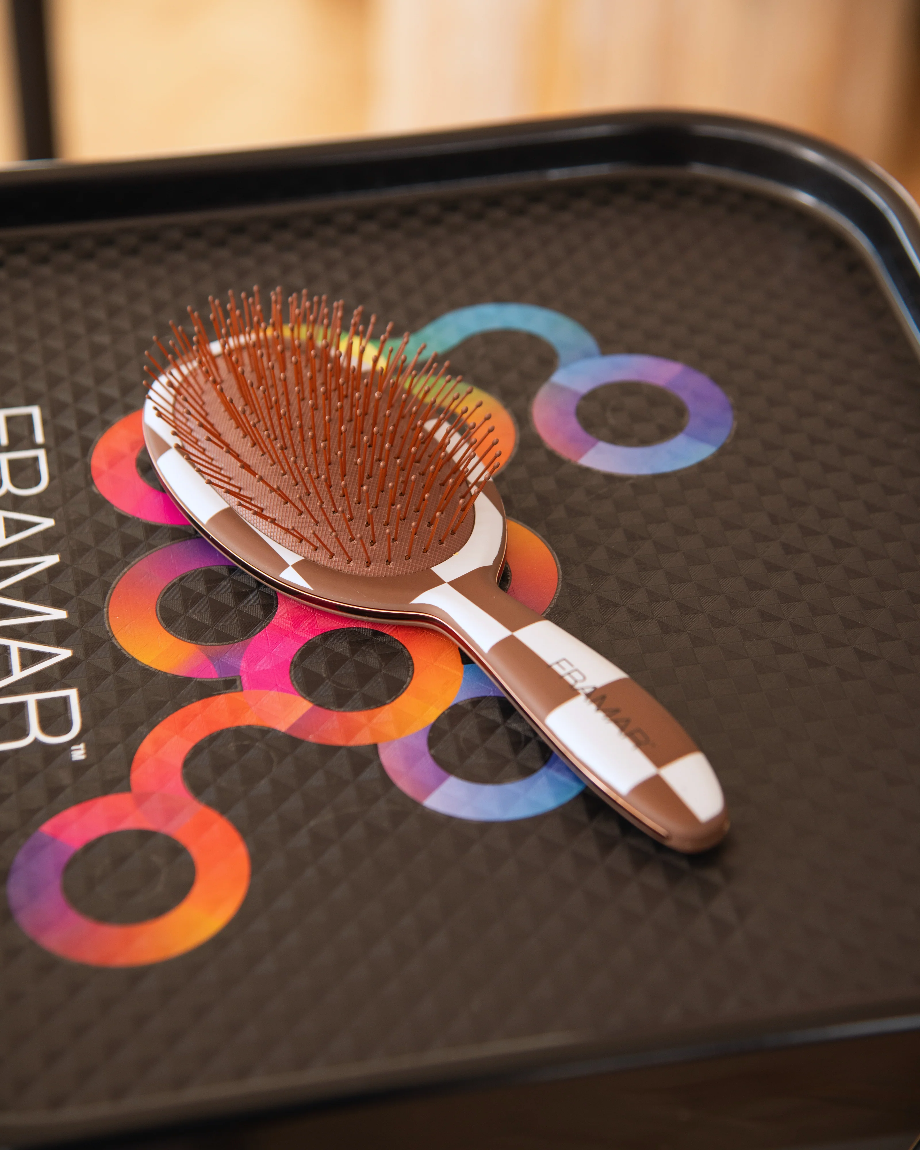 Checked Out Chocolate - Detangle Brush - Image 7