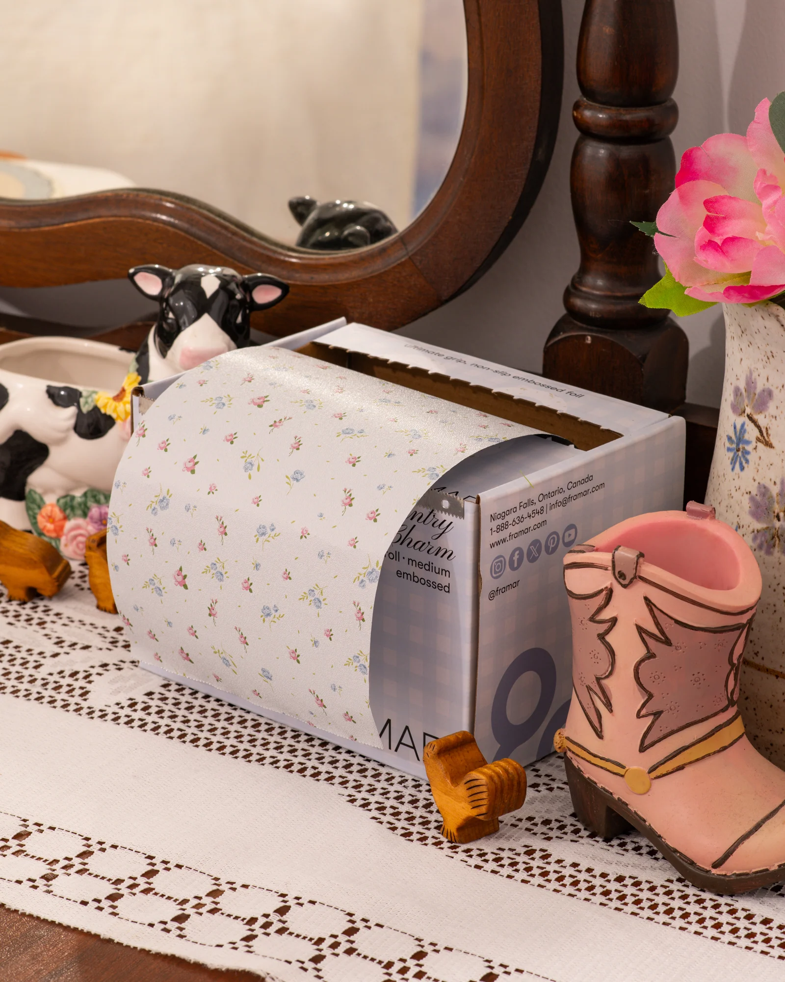 Country Charm - Embossed Roll - Image 6