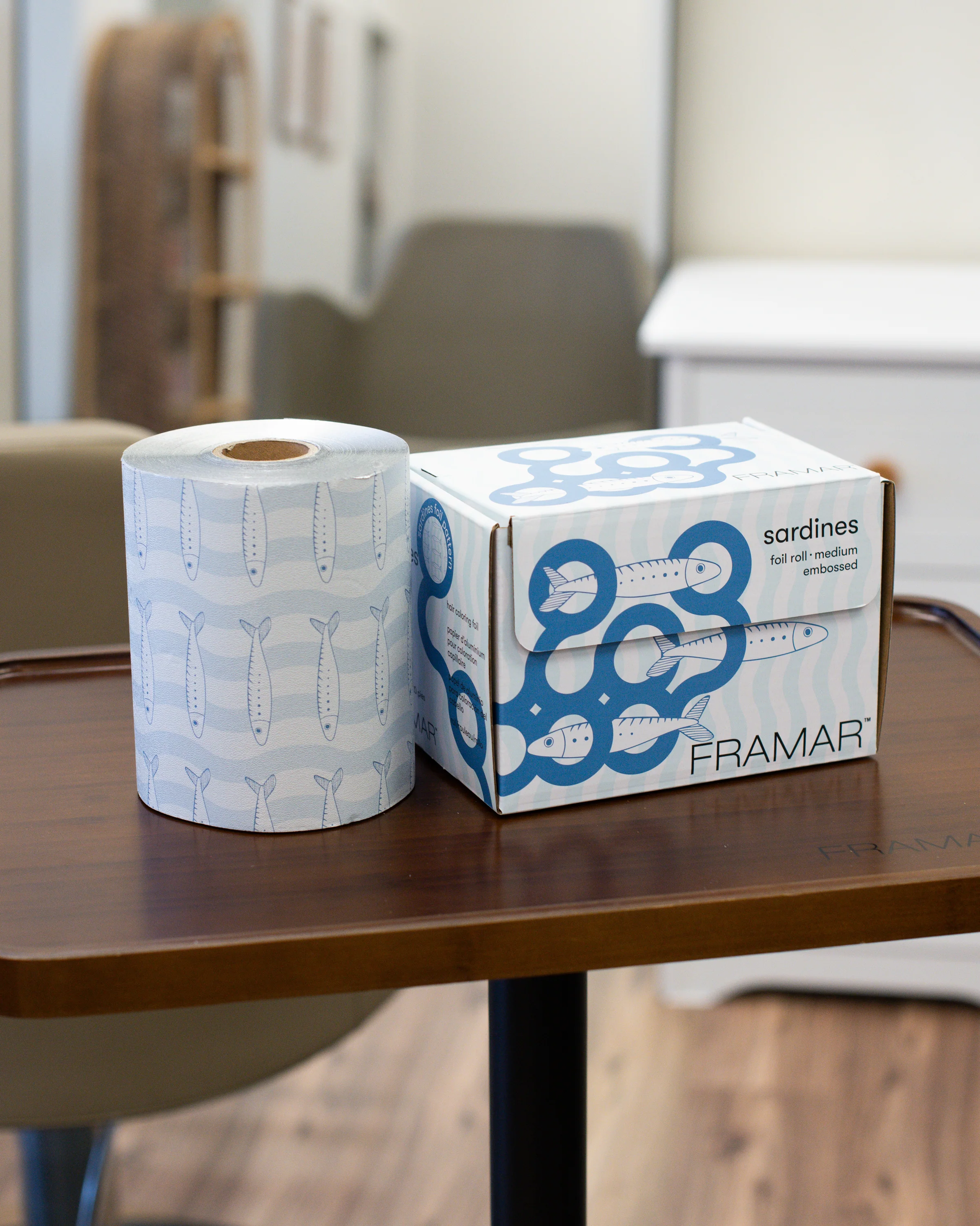 Embossed Roll - Blue Sardine - Image 3