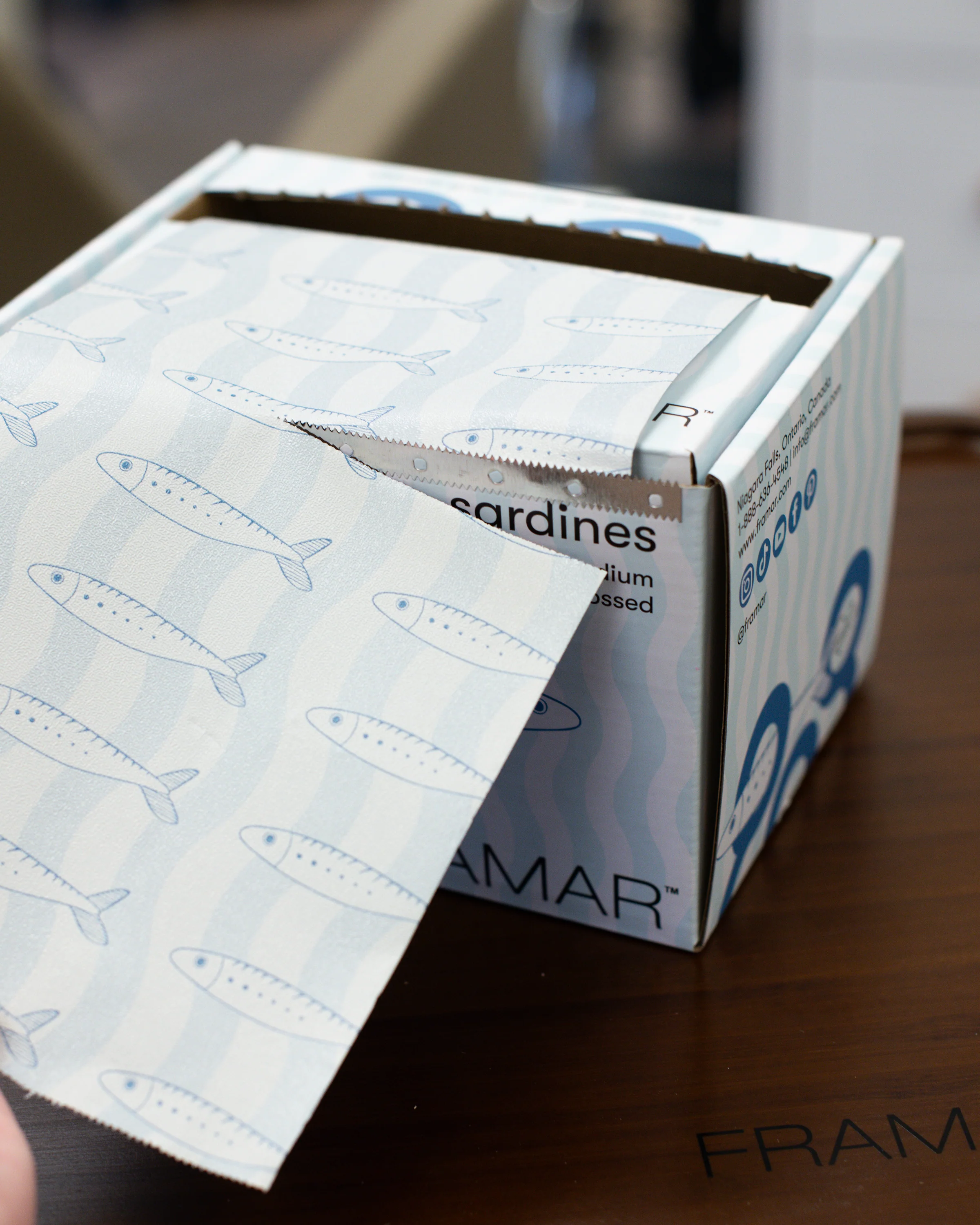 Embossed Roll - Blue Sardine - Image 5