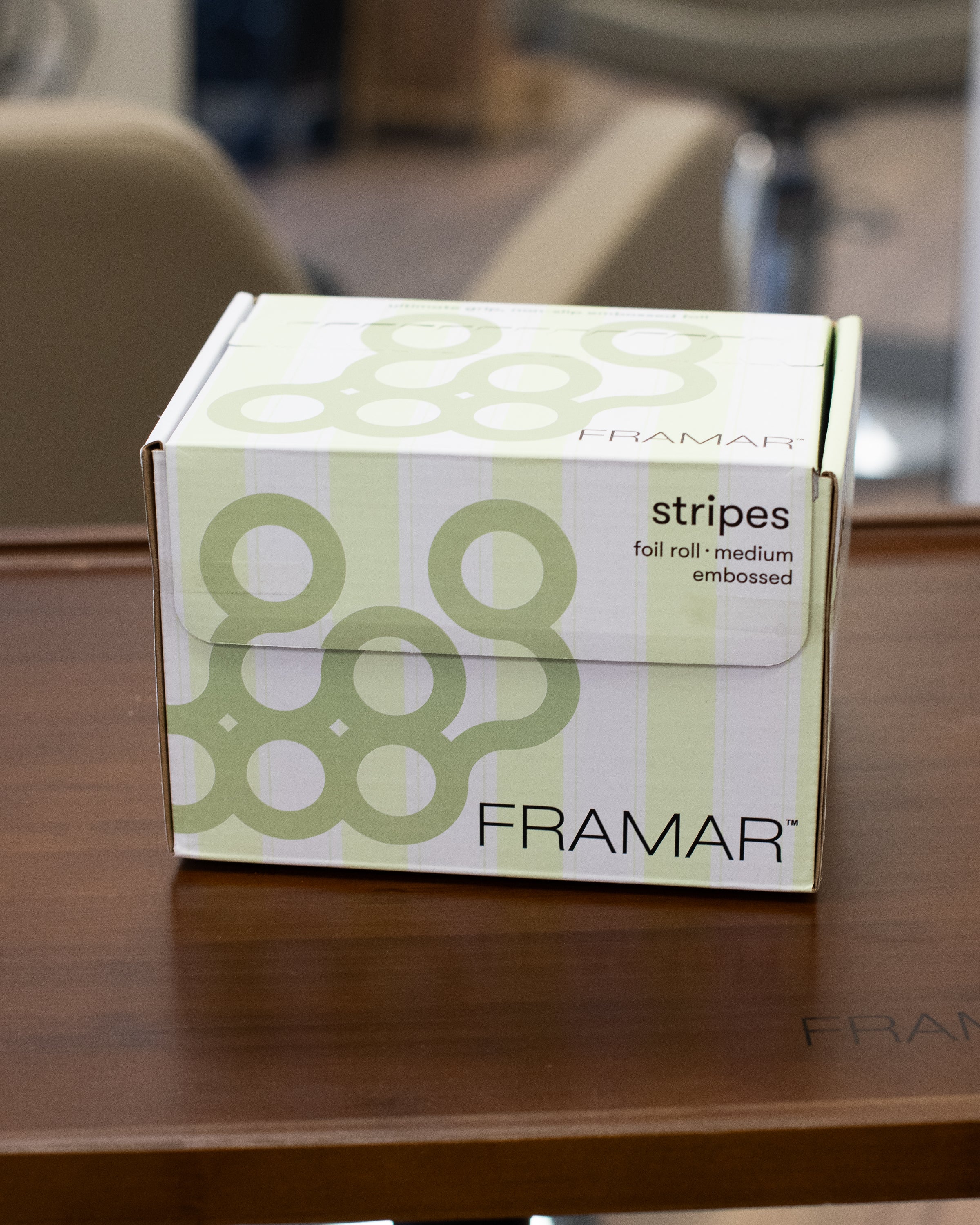 Embossed Roll - Celery Stripes - Image 3