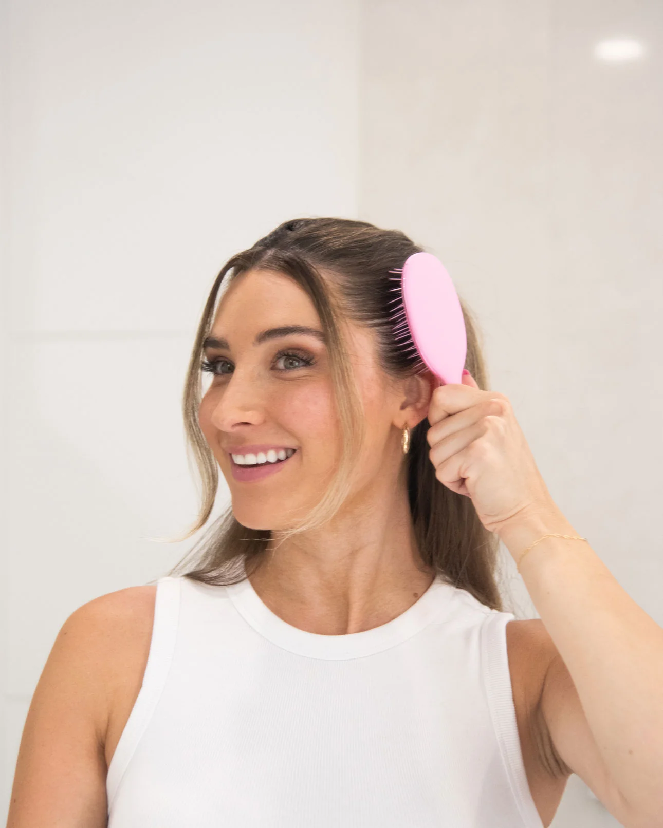 Mini Detangle Brush - Pink - Image 7