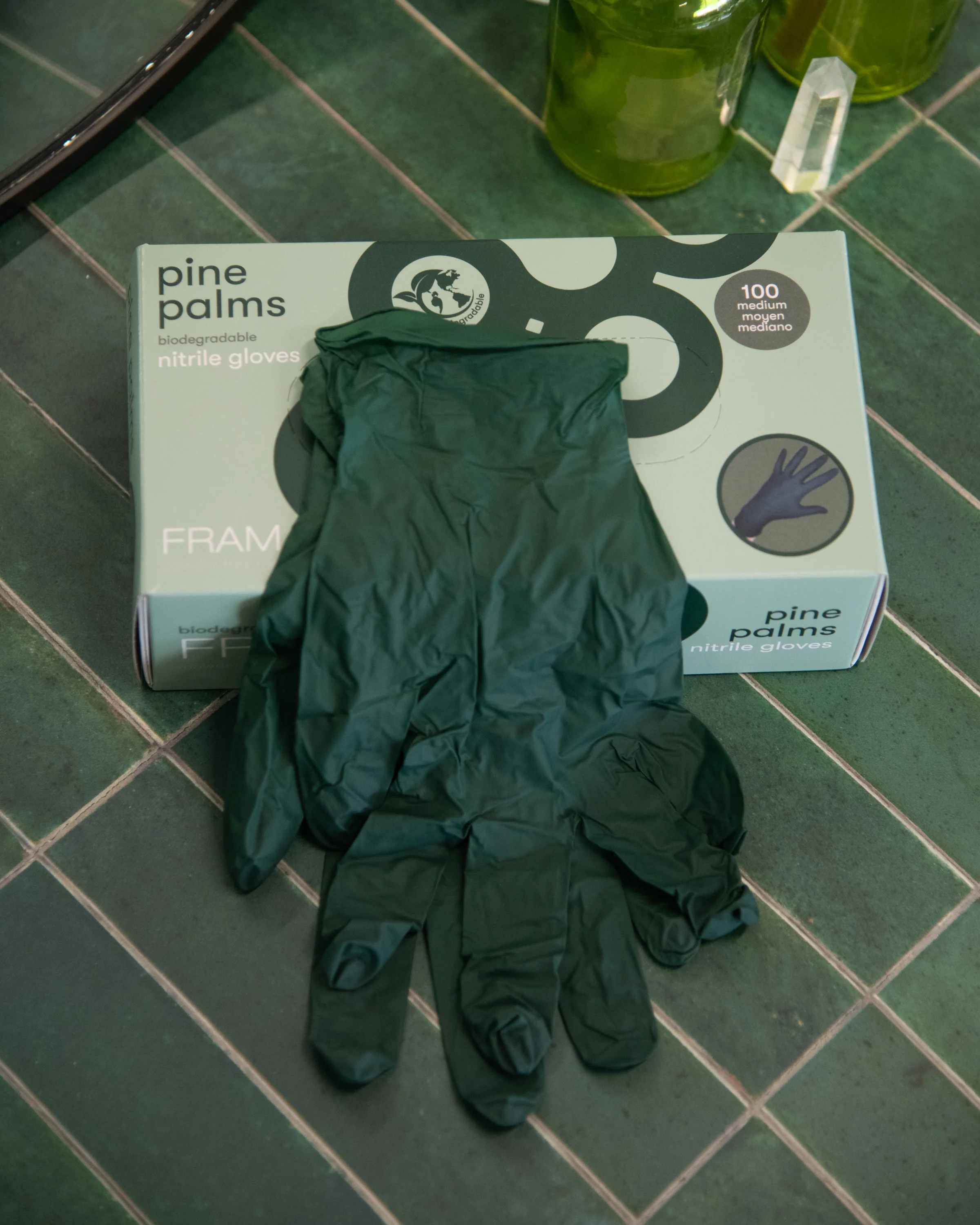 Pine Palms Biodegradable Nitrile Gloves - 100 count - Image 3
